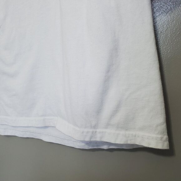 USMC Marines Semper Fidelis Baseball Tee Size XL Red White Sun International - Picture 6 of 10